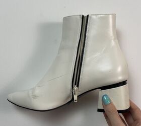 How To Take Boring White Boots And Make Them Fun | Upstyle