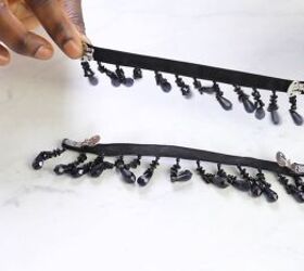 how to make cute diy shoe clips easily using beaded trim, DIY shoe clips