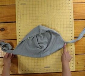 how to make a hood 2 different ways diy balaclava diy bonnet, Turning the hood right sides out