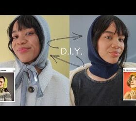 How to Make a Hood 2 Different Ways: DIY Balaclava & DIY Bonnet