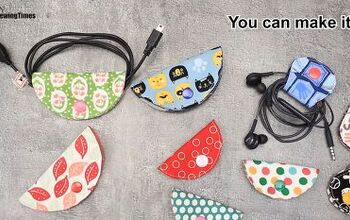 How to Make Cute DIY Cord Keepers For Headphones, Cables & More