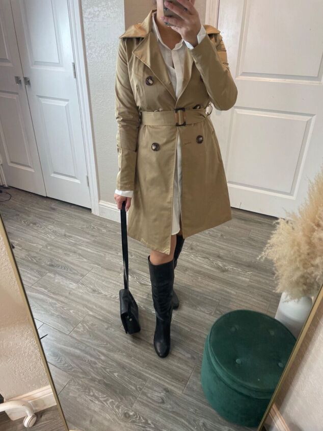 trench coat styling