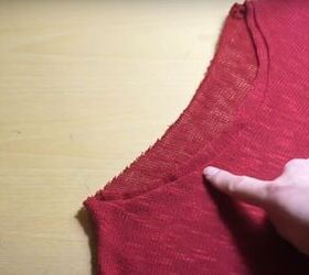 how to sew a diy oversized sweater that s cozy easy to make, Finishing the neckline for the sweater