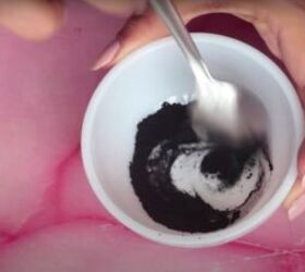how to make a charcoal blackhead remover mask with elmer s glue, DIY blackhead peel off mask with glue