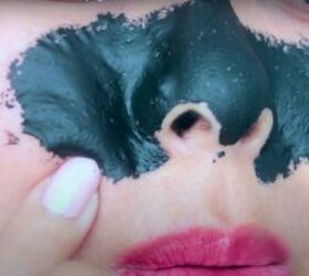 how to make a charcoal blackhead remover mask with elmer s glue, DIY charcoal blackhead peel off mask