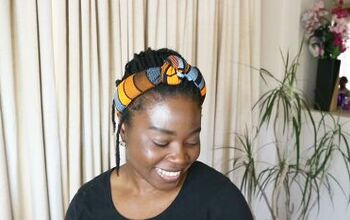 How to Make a Knot Headband Out of Scrap Fabric Pieces