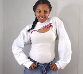 how to make a cute crop top sweater in 5 simple steps, How to make a crop top sweater
