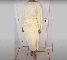 how to make an easy diy wrap dress you can wear different ways, How to sew a wrap dress for beginners