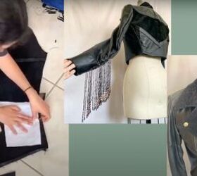 how to patchwork 7 expert tips on patchworking like a pro, Making a DIY patchwork leather jacket