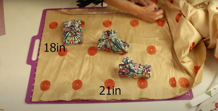 how to sew a tote bag in 3 different ways, Making the large tote bag pattern