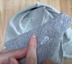 add a hood to any jacket with this simple detachable hood diy, Making buttonholes for the drawstrings