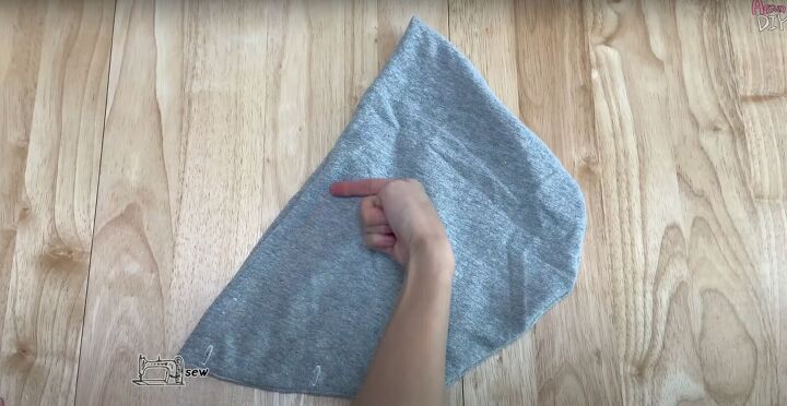 add a hood to any jacket with this simple detachable hood diy, Topstitching the hood