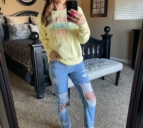 easy mom casual outfits and hats