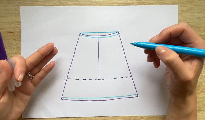 need a cute easy sewing project try this shirred skirt tutorial, DIY shirred waist skirt pattern