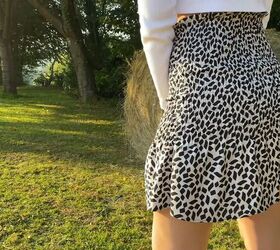 need a cute easy sewing project try this shirred skirt tutorial, DIY shirred skirt