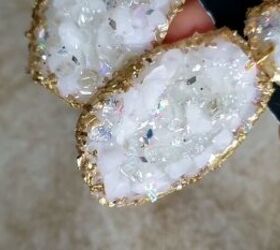 How to Make Polymer Clay Crystal Jewelry Inspired By Glittery Geodes