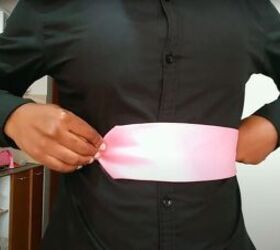 how to wear a necktie as a belt fun diy accessory, How to make a belt from a necktie