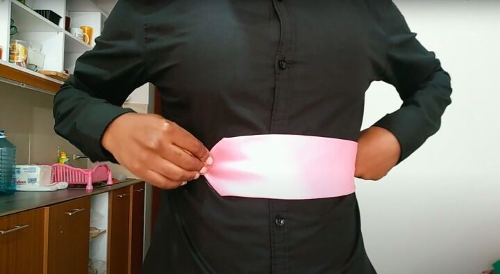 how to wear a necktie as a belt fun diy accessory, How to make a belt from a necktie