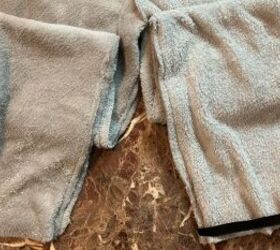 how to make cozy fleecy joggers out of a large fuzzy blanket, Adding elastic to the pant legs