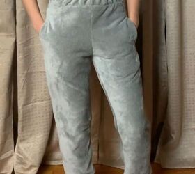 How to Make Cozy, Fleecy Joggers Out of a Large Fuzzy Blanket Upstyle