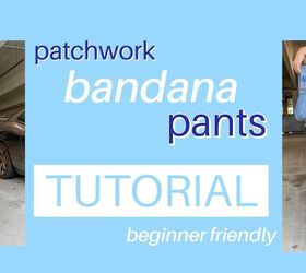 need some cute comfy diy pants try this bandana pants tutorial, Bandana pants tutorial
