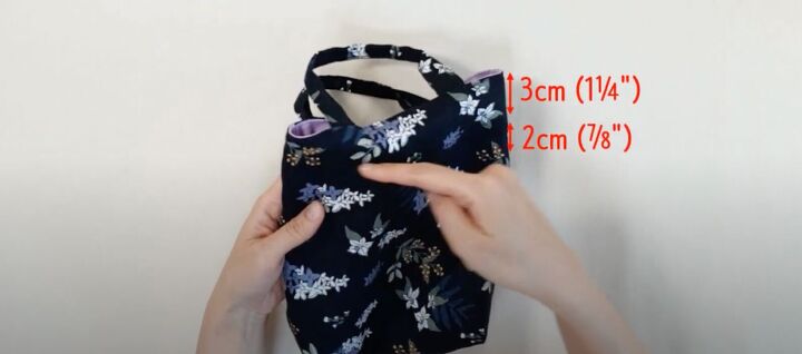 how to make a cute diy drawstring tote bag free pattern in 2 sizes, How to make a drawstring bag