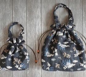 How to Make a Cute DIY Drawstring Tote Bag (Free Pattern in 2 Sizes)