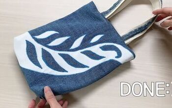 How to Make a Quick & Simple DIY Denim Tote Bag Out of a Jean Skirt