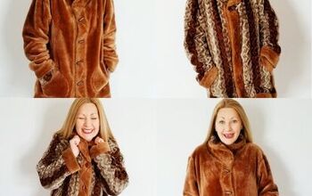 My Thrifted Faux Fur Jacket Fix