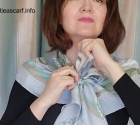 How to use a scarf buckle. Scarf buckle step by step tutorial 