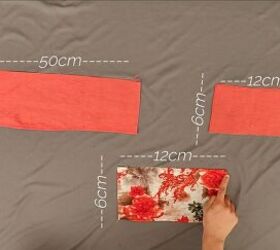 3 easy ways to make cute diy fabric headbands out of fabric scraps, Fabric measurements for the DIY fabric headband
