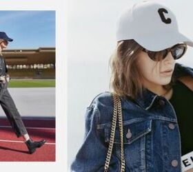 the history of baseball caps how to style chic baseball cap outfits, Baseball caps in the Celine fashion show spring summer 2021