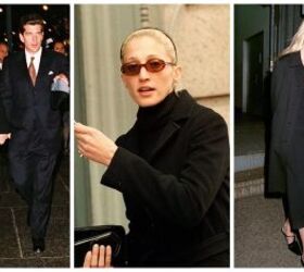 carolyn bessette kennedy style guide wedding dress minimalism more, Carolyn Bessette Kennedy s all black outfits