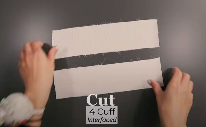 how to easily sew a sleeve placket and cuff in a few simple steps, Pattern pieces for the cuffs