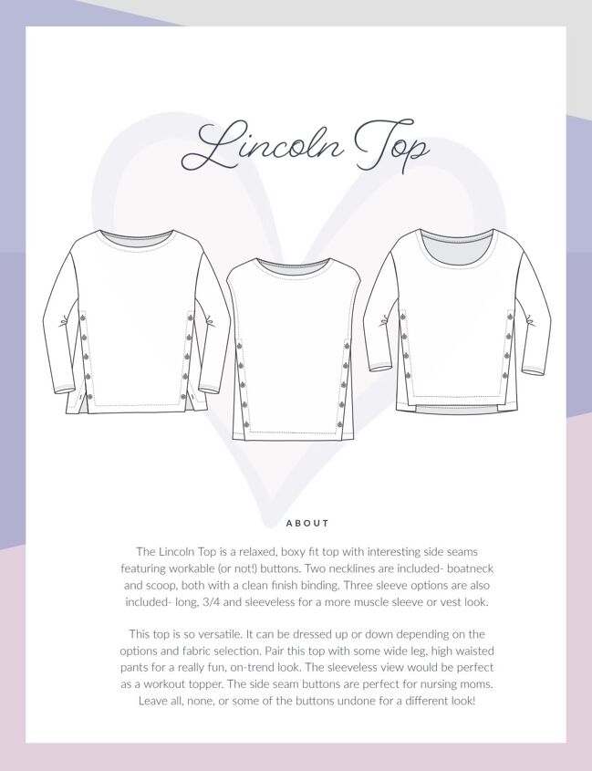 lincoln top the cutest top youll make this year