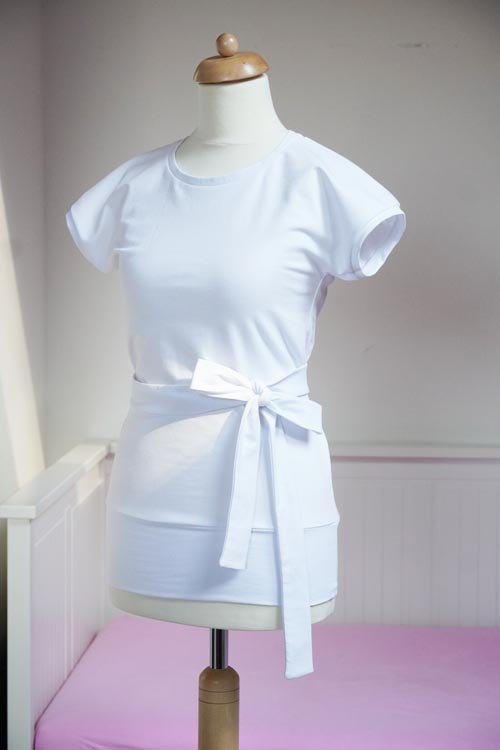 how to sew a t shirt or tunic with kimono sleeves