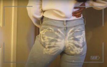 How to Create a Beautiful Butterfly Bleach Design on Jeans