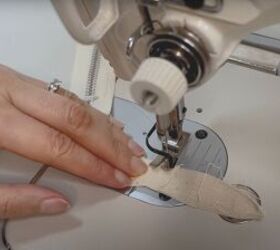 how to shorten a zipper quickly easily in 4 simple steps, Sewing the ends of the twill tape