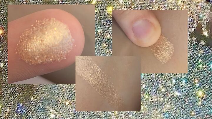 put a spin on 90s makeup with this fun 1990s inspired makeup tutorial, Gold champagne colored eyeshadow