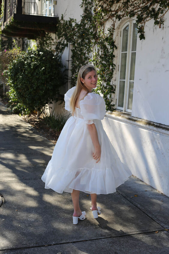 stagette dress Zapaka Women Simple White Tulle Short Wedding A Line Sweetheart Strapless Bridal Shower Dress, White / custom our Ives Front Tie Mini Dress features a smocked body THE bachelorette dress you didnt