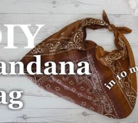 How to Easily Make a Cute DIY Bandana Tote Bag Out of 3 Old Bandanas