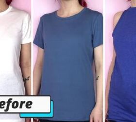3 cool t-shirt makeover ideas that are completely no-sew