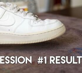 how to make sneakers white again making old yellow sneakers look new, How to make white sneakers white
