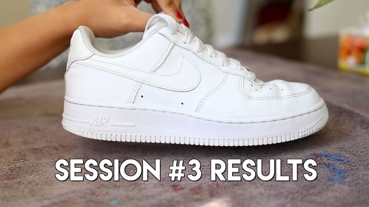 how to make sneakers white again making old yellow sneakers look new, How to make sneakers white again