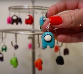 How to Make Cute "Among Us" Inspired DIY Earrings With Polymer Clay
