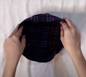 how to make a diy bucket hat without a sewing machine free pattern, Attaching the top of the hat