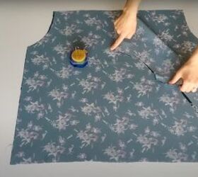 how to make a flattering diy blouse from scratch in 4 simple steps, Joining two layers at the curves
