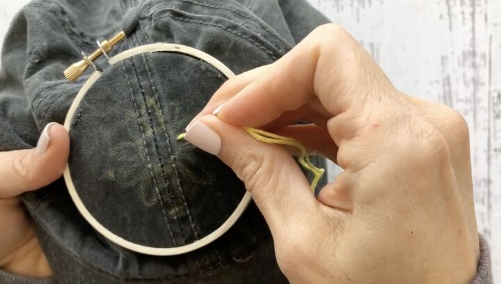 how to embroider a baseball cap a step by step tutorial