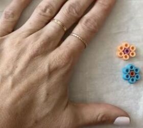 How to Make Flower Charm Perler Bead Bracelets