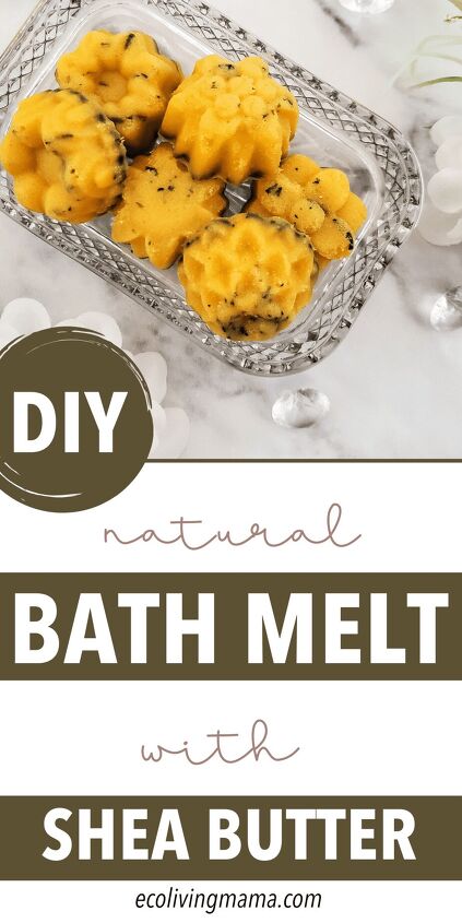 easy diy bath melt recipe with lavender and shea butter